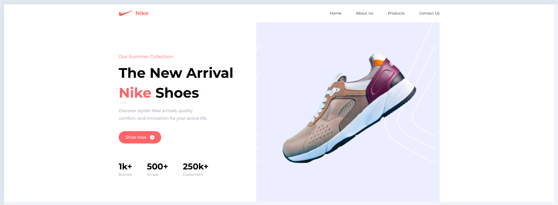 Nike Landing Page Project